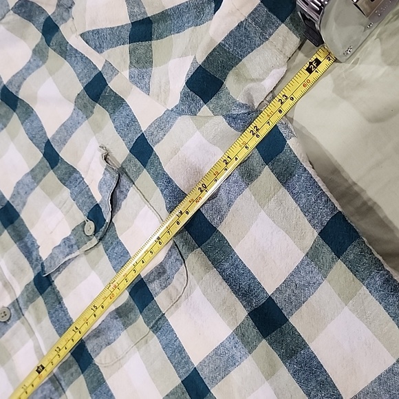 Men green XL casual/dress shirt - Picture 6 of 9